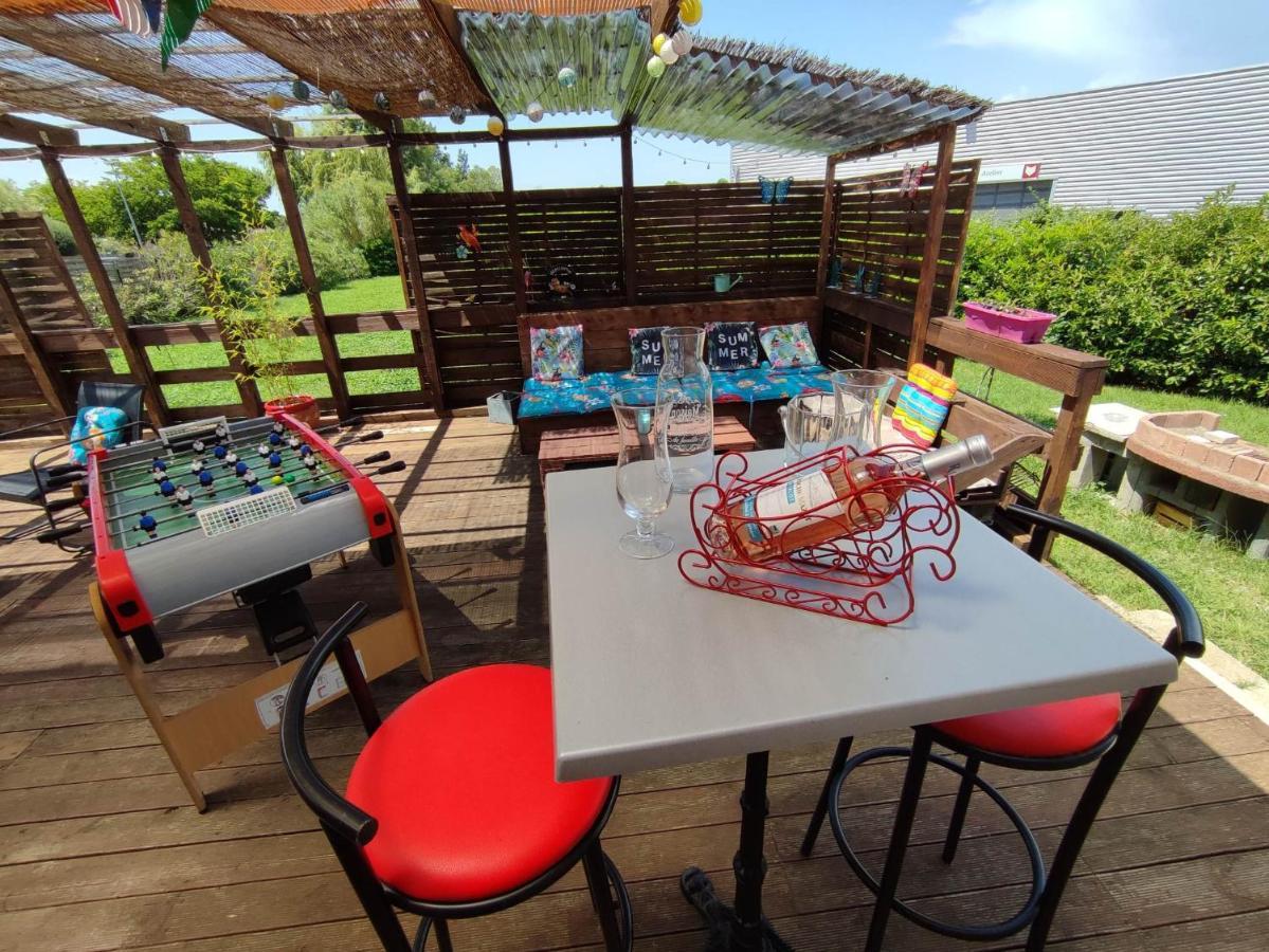 cosy occitan villa renové independante terrasse jardin bien située Carcassonne Esterno foto